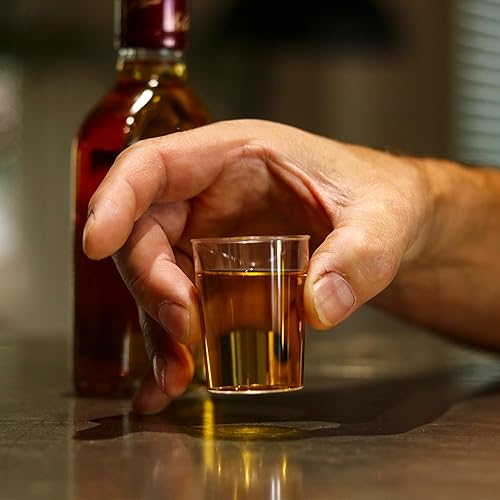 Table'Colors 100 Verres Shooter 6cl - Transparent - Plastique Recyclable - Réutilisable - Solide - Marquage 2cl et 4cl - Idéal Pour Restaurant, Fête, Bar - Fabriqué en France - Nail Gallerys