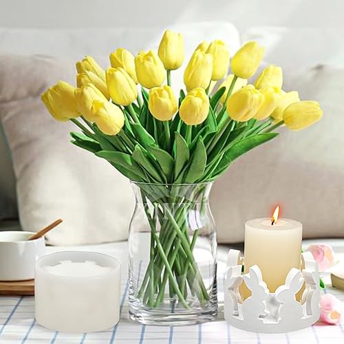 Moules en silicone moules de Pâques, moule en silicone Pâques, moules en silicone moules de moulage, moule en silicone lapin de Pâques pour plâtre, bougies, artisanat - Nail Gallerys