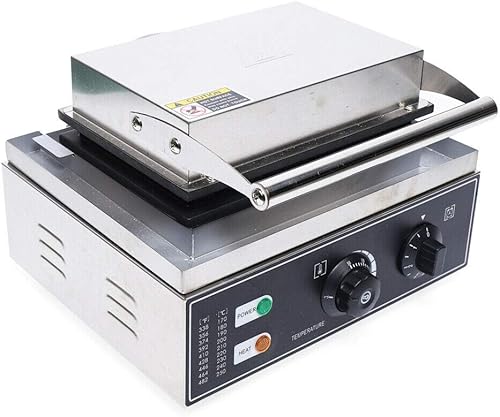 Lot de 5 gaufres électriques avec manche pour chien - 1500 W - Électrique - Anti-adhésif - Avec minuterie - Nail Gallerys