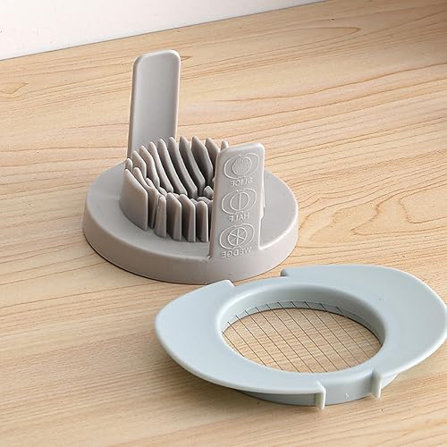 Découpe-Oeufs pour Œufs Durs | Coupe-Oeufs Pratique avec Lame Séparatrice,Acier Inoxydable Multifonction Robuste pour Salades, Fruits, Légumes, Cuisine Maison ou Professionnelle - Nail Gallerys