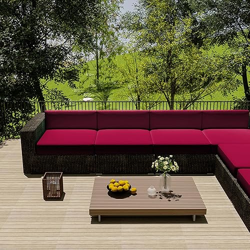 Highdi Coussin Canape 2 Pièces, Coussin Exterieur Impermeable Housse de Coussins Amovibles, Protege Oreiller pour Chaise de Jardin Terrasse Salon Meubles (Gris foncé,55x50x10cm) - Nail Gallerys