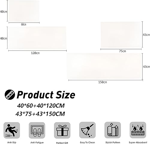 MULERN Lot De 2 Tapis De Cuisine, Bébé Tigre Mor Tapis De Cuisine Antidérapant Lavable Animal Tapis Et Carpettes, pour Couloir, Salon, Chambre À Coucher, Salle De Bain 40X60Cm+40X120Cm - Nail Gallerys