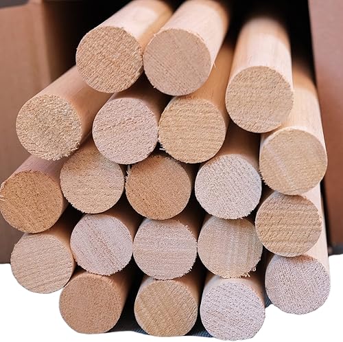 Bâtons ronds en bois / 1500 x 30 mm - Nail Gallerys