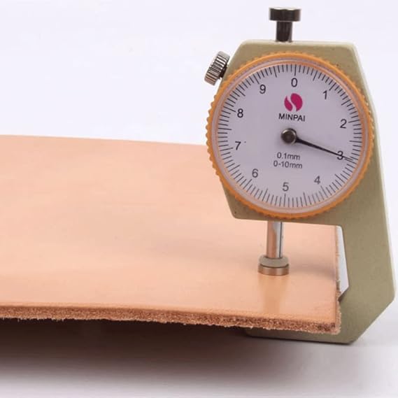 QIUMING 3mm d'épaisseur en Cuir véritable Tissu Vintage Peau de Vache Tannage végétal Cuir Artisanat véritable Peau de Vache Tan Pleine Grain pièces Bande - Nail Gallerys