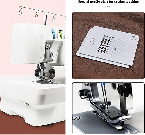 VGOL Lot de 2 plaques d'aiguilles de rechange pour machine à coudre Singer 1105 1106 1107 1109 1116 1120 1130 1304 72,5 x 53,5 mm - Nail Gallerys