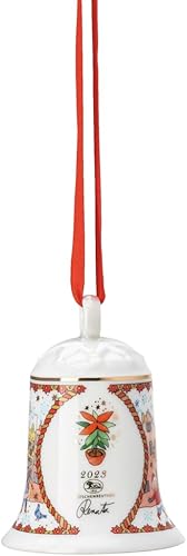 Hutschenreuther Cloche en Porcelaine 2023 Sons de Noël 7 cm - Nail Gallerys
