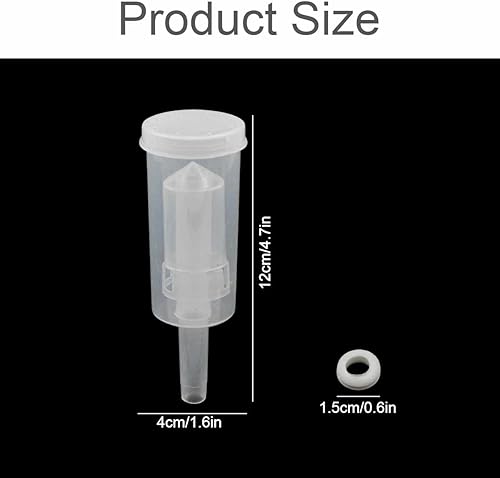 letuxaamz Barboteur Fermentation Bouchons Caoutchouc SAS - Tubes Fermentation Valves Valve Sortie pour la Maison Brassage Bondes Faire du vin Choucroute Kimchi(3 pièces Oeillets Silicone & 3 SAS) - Nail Gallerys
