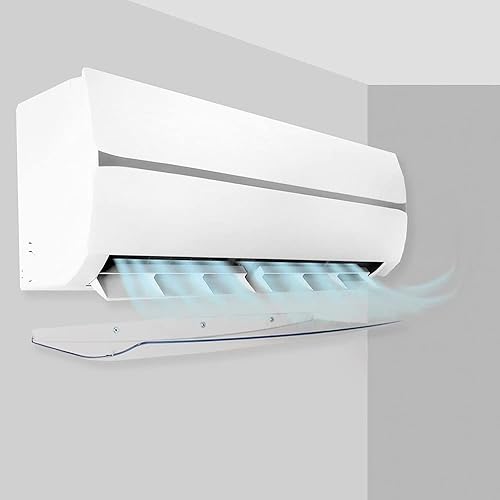 CLIMIK Cristal Déflecteur d'air pour climatiseur Split & air conditionné 69 x 24 cm Transparent en polycarbonate Fabriqué en Italie - Nail Gallerys