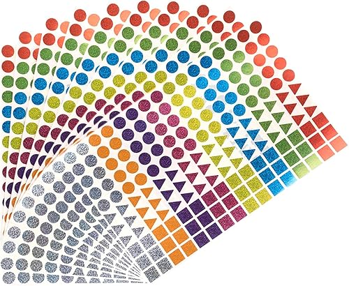 CLEOPATRE – Gommettes Autocollantes Géométriques Holographiques – 8 couleurs – Paquet de 10 feuilles (1760 stickers) - Nail Gallerys