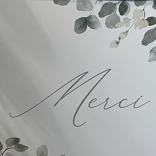 Artyfêtes Générique - URNE Carton Merci Jardin Botanic 21X25CM Sauge - Nail Gallerys