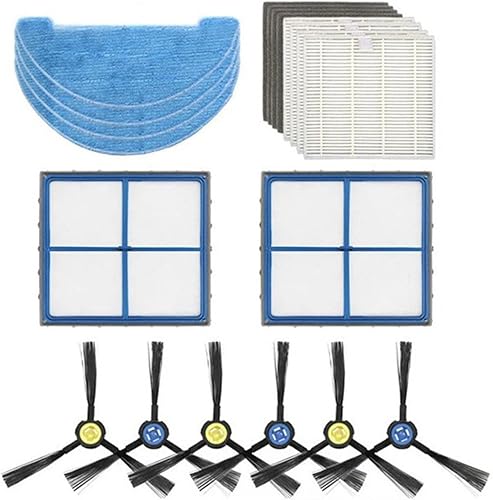 Brosse Latérale For Robot, Préfiltre HEPA, Compatible Avec AMIBOT, Animal XL H2O Connect, ILIFE Et V8s. Pièces Et Accessoires For Aspirateur Robot(Set 4) - Nail Gallerys