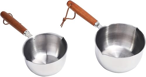 Petite casserole en acier inoxydable compatible avec les cuisinières à induction (500 ml) - Nail Gallerys