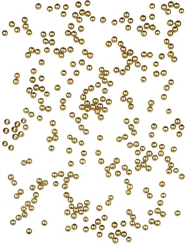 TENDANCES FETES 160 Mini Boules paillettées dorées - Nail Gallerys