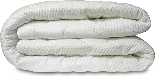 BONEX Housse de Matelas Confortable pour Adulte Dimensions totales 80 x 200 cm – 10–12 cm de Haut – Double épaisseur avec Aloe Vera – Convient aux Personnes allergiques – Lavable à 60 °C, 1 - Nail Gallerys