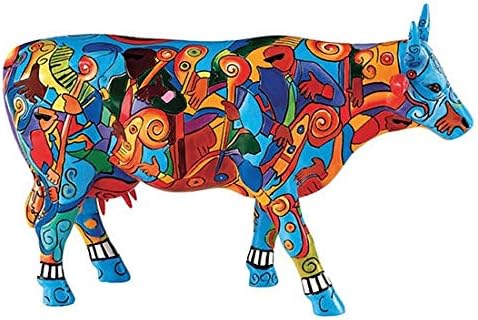 Cowparade Vache - Musicow Extravaganza - (L) Résine, 30cm, #47906 - Nail Gallerys