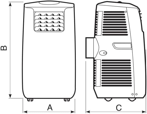 Vortice - Climatiseur Mobile Monobloc 3200W - Nail Gallerys