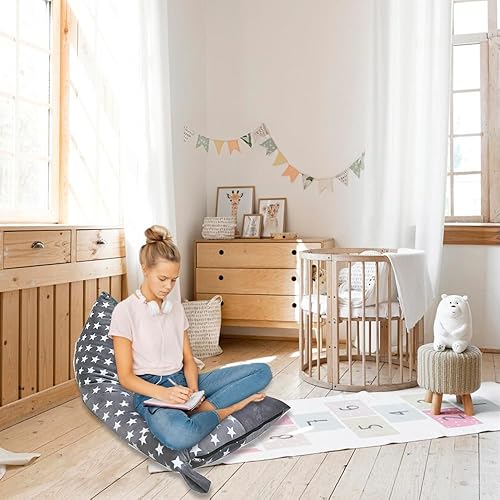 Générique Peluche Jouet de Rangement Pouf Poire, Sac de Jouets en Peluche Housse de Siège de Chaise, 127 x 72 x 72 cm Sac de Jouets en Peluche Housse de Siège de Chaise, Sac Rangement Jouet - Nail Gallerys