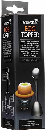 MasterClass - Toque-Œufs pour Œufs à la Coque, Acier Inoxydable, 9 x 12 x 16 cm - Nail Gallerys