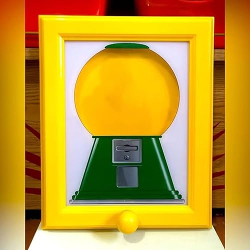 Distributeur de bonbons mural pratique avec poignée interactive, machine à bonbons dans un cadre, décoration d'intérieur adaptée aux animaux domestiques pour adultes - Nail Gallerys