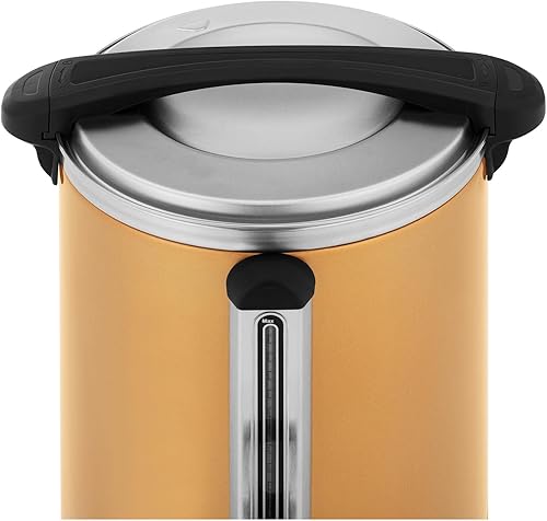 Royal Catering RC-WBDWTC14GO Machine à café filtre Cafetière à filtre Cafetière pro Percolateur électrique 14 l Or Acier inoxydable - Nail Gallerys