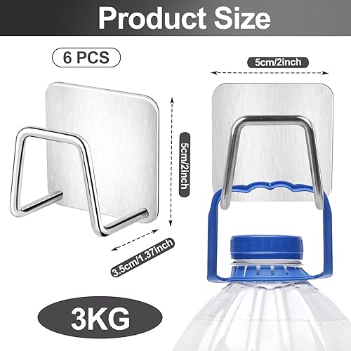 TDUNSYA 6 Pièces Porte Eponge Evier Cuisine, Porte Eponge Evier Auto Adhesif, INOX, Support Eponge INOX, Support Eponge Evier Cuisine pour Le Rangement de Cuisine et Salle de Bain - Nail Gallerys