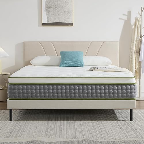 Okeery Matelas orthopédique à ressorts ensachés 7 zones avec mousse confortable 120 x 200 x 22 cm Hauteur 22 cm Matelas orthopédique à ressorts ensachés 7 zones Dureté H3 - Nail Gallerys
