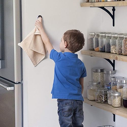 KAIYING Crochets ronds auto-adhésifs pour torchons de cuisine, support mural pour porte d'armoire - Nail Gallerys