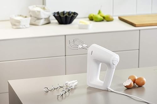 Braun HM3000WH Batteur avec Fouet/Pétrin Blanc 450 W - Nail Gallerys