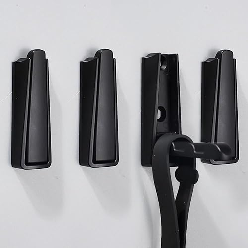 Crochets muraux pliables pour suspendre manteaux, serviettes et sacs – Crochet adhésif en alliage de zinc avec rotation à 90°, imperméable et sans perçage pour salle de bain, cuisine, camping-car et - Nail Gallerys