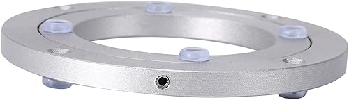 Plateau Tournant à Roulement Rotatif en Alliage D'aluminium Robuste, Plaque Pivotante Ronde de 10 Pouces, Plateau Lisse Facile à Nettoyer et avec Une Utilisation Polyvalente - Nail Gallerys
