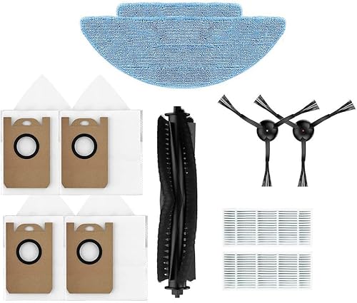 Jotekonoby Laresar Kit de nettoyage pour robot aspirateur L6 Nex, brosses latérales, brosse principale, sacs à poussière, filtres, chiffon serpillère - Nail Gallerys