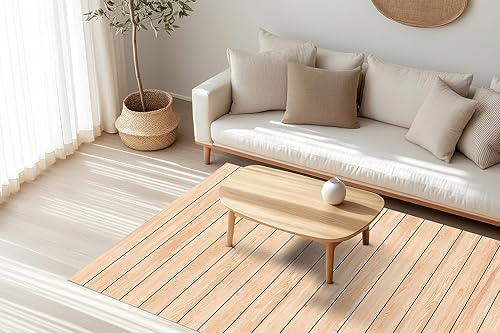 DobleUve Estudio Tapis Vinyle imprimé Bois | 80x200 cm | Tapis Cuisine | Tapis de Salon Antidérapant Antifongique Ignifuge | Tapis Enfants | Tapis Bain PVC | Tapis PVC - Nail Gallerys