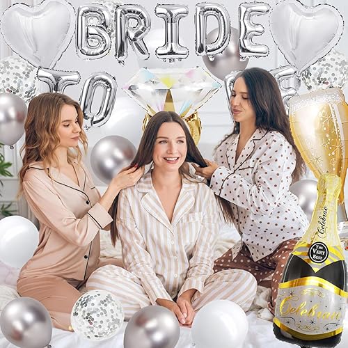 KOBOKO Bride to Be Ballons décoratifs, pour enterrement de vie de jeune fille, pour enterrement de vie de jeune fille, mariage, bachelorette - Nail Gallerys
