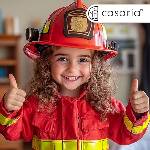 Casaria® Lit Enfant Camion de Pompier Rouge 90x200 cm Barrière Anti-Chute Sommier à Lattes Sirène & Lumière Charge 120 kg - Nail Gallerys