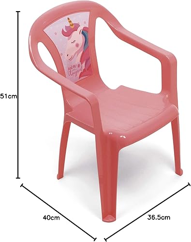 ARDITEX Chaise en Plastique 36.5x40x51cm - Licorne - Nail Gallerys