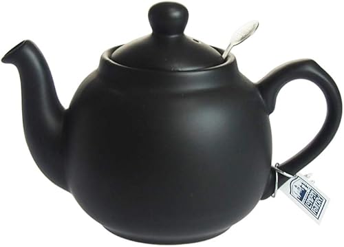 London Pottery Théière avec filtre 2 tasses Noir - Nail Gallerys