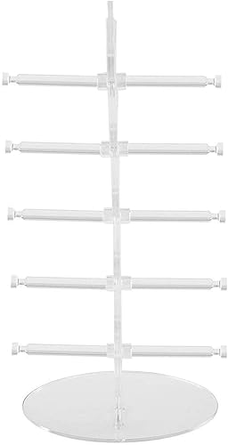 2 Pièces Présentoir Lunettes Soleil, Monture Lunettes en Plastique, Présentoir Rangement pour Lunettes, Convient Afficher des Lunettes Soleil, mais également pour Ranger des Lunettes(Transparentes) - Nail Gallerys