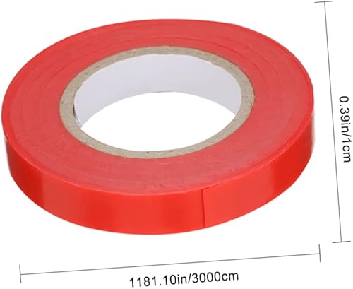 ibasenice 10 Rouleaux Ruban de recouvrement Attacher légume Soutien Envelopper Jardinage Plante Verte Trucs Verts Plantes Bande Extensible Cravate Ruban Plante PVC Rouge - Nail Gallerys