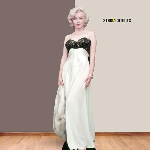 STAR CUTOUTS Découpe Grandeur Nature avec Mini Version de Marilyn Monroe, Carton, Multicolore, 169 x 50 x 169 cm - Nail Gallerys