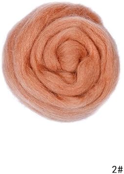 DUPU 100g / 50g Tops en Laine de Feutre Marron - Nail Gallerys