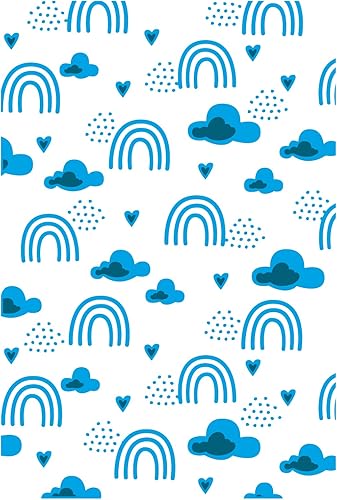 Sizzix Multi-Level Textured Impressions Embossing Folder Rainbow Sky by Jennifer Ogborn, Multicolor, Taille Unique - Nail Gallerys