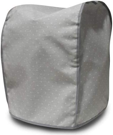 Housse de Protection Anti-Taches pour Thermomix Pois Gris Tm5 et Tm31 - Nail Gallerys