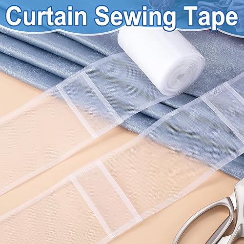 SZSMW Rufflette pour Rideaux - Ruban à Rideaux - Ruban Fronceur de Rideau - Convient à Toutes Sortes de Styles de Rideaux, TrèS AdaptéS Aux Rideaux dans Les Chambres,Les Salles D'éTude(10 Cm * 10 M) - Nail Gallerys