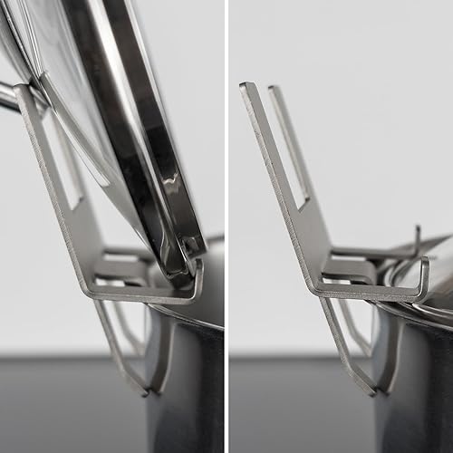 home3000 topfi® Support pour couvercles de casseroles, en acier inoxydable, pour poêles et casseroles de l'émission La grotte des lions - Nail Gallerys