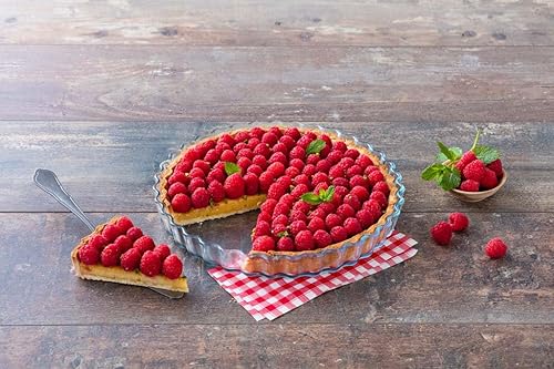 Ô cuisine Moule à Tarte en Verre Borosilicate 27cm - Nail Gallerys