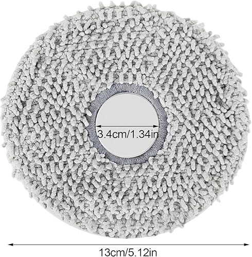 2 Pièces Mop de Nettoyage pour Dreame l10s Ultra avec Support, Embout de Rechange pour Dreame l10s Pro Ultra Heat, Nettoyage Efficace, Facile à Remplacer, Convient pour Dreame Robot Aspirateur - Nail Gallerys