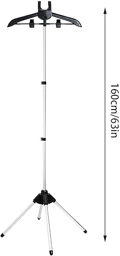 Support Defroisseur Vapeur Vertical | Cintre Pour Vêtements À La Vapeur Avec Gants De Repassage | Cintre De Repassage Vapeur Télescopique,Support De Défroisseur Vapeur Pliant Cintre - Nail Gallerys