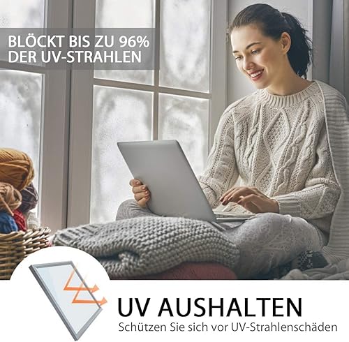 90x200cm Film pour fenêtre Film de Verre dépoli Opaque Auto-adhésif Film de confidentialité Anti-UV avec adhérence Film de Verre pour Salle de Bain à Domicile ou Bureau Verre en Plastique Blanc - Nail Gallerys