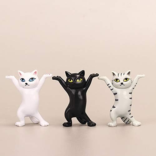 Lot de 5 figurines de chat - Décoration miniature - Jouet pour animal domestique - Accessoire pour décoration de la maison, des ornements ou des bibliothèques - Nail Gallerys