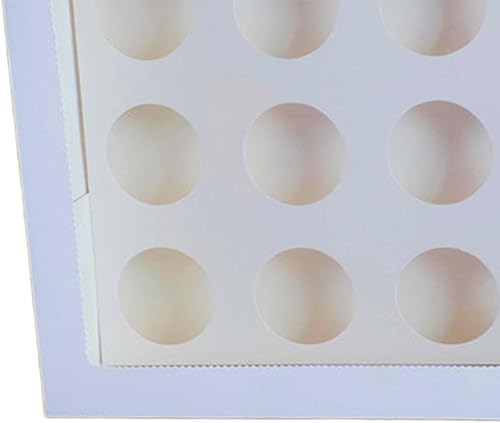 MagiDeal Boîte à Cupcakes Support à Cupcakes 24 unités, Porte-Cupcakes léger, conteneur à Cupcakes pour pâtisseries, Petits gâteaux, Restaurant de Mariage - Nail Gallerys